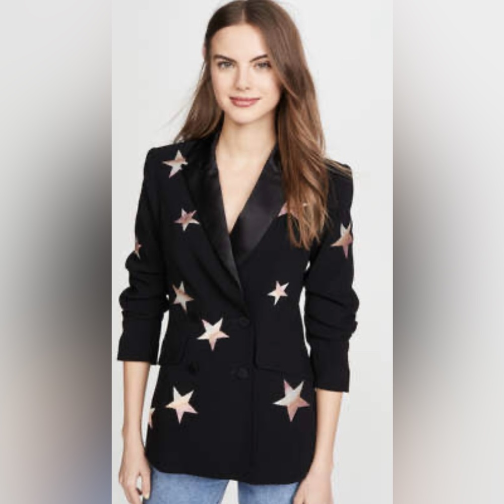Cinq a Sept Embroidered Lila Blazer - size 8
